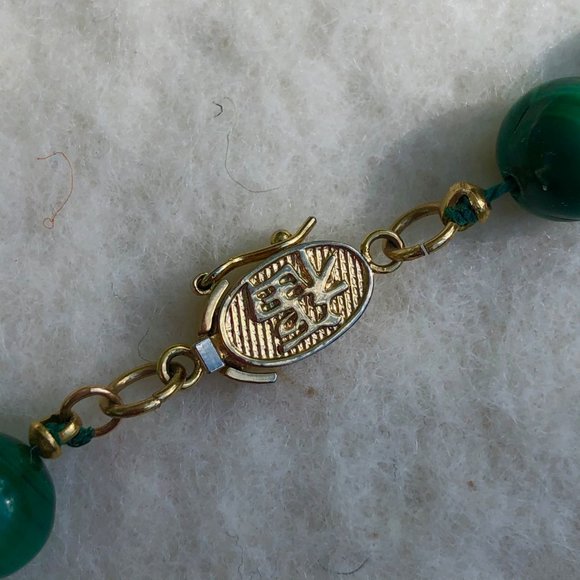 Malachite necklace - Picture 3 of 3